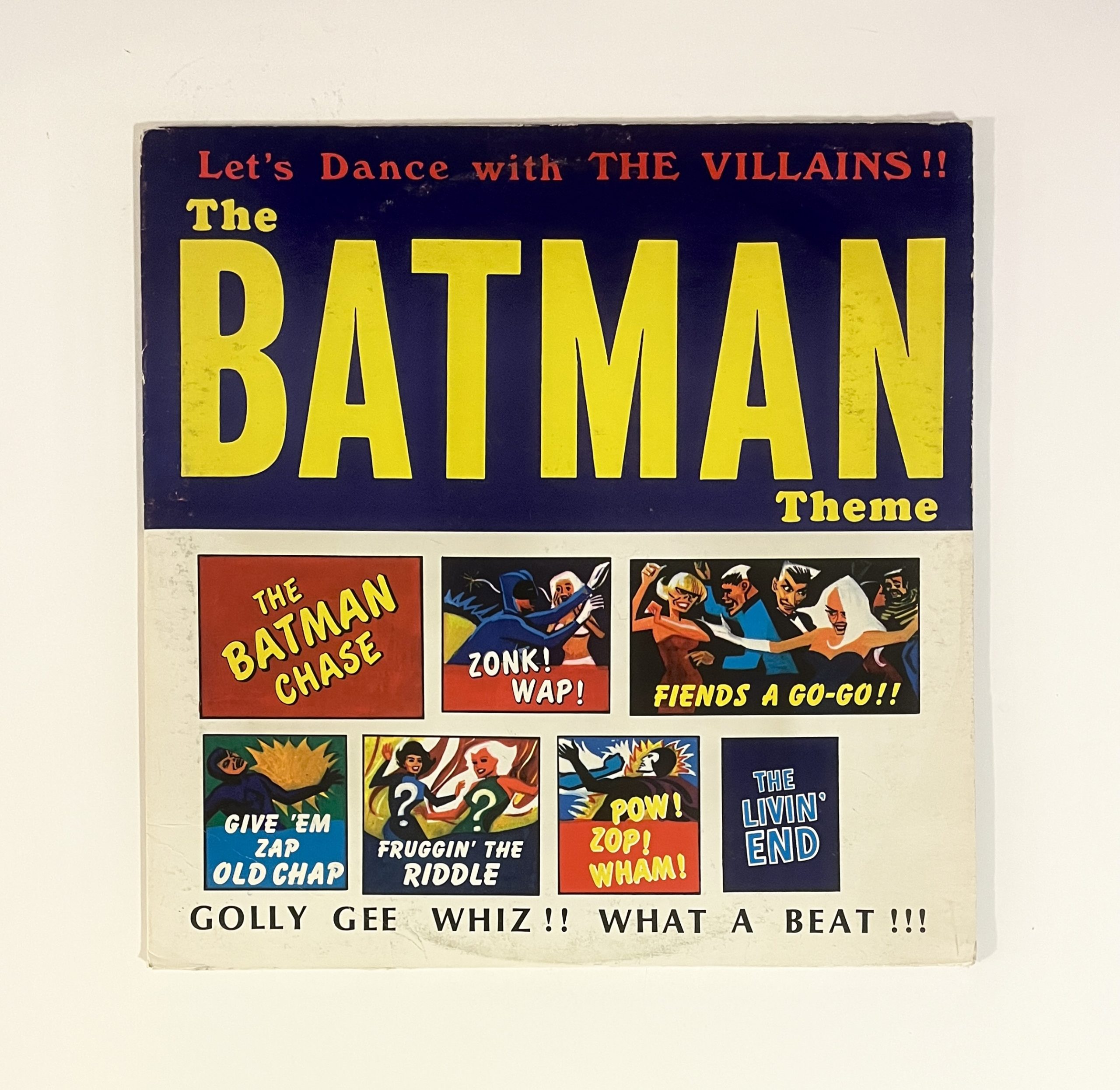 Let's Dance With The Villains Batman Theme Vinyl Album LP NO MOLD OR MILDEW!!! S 250