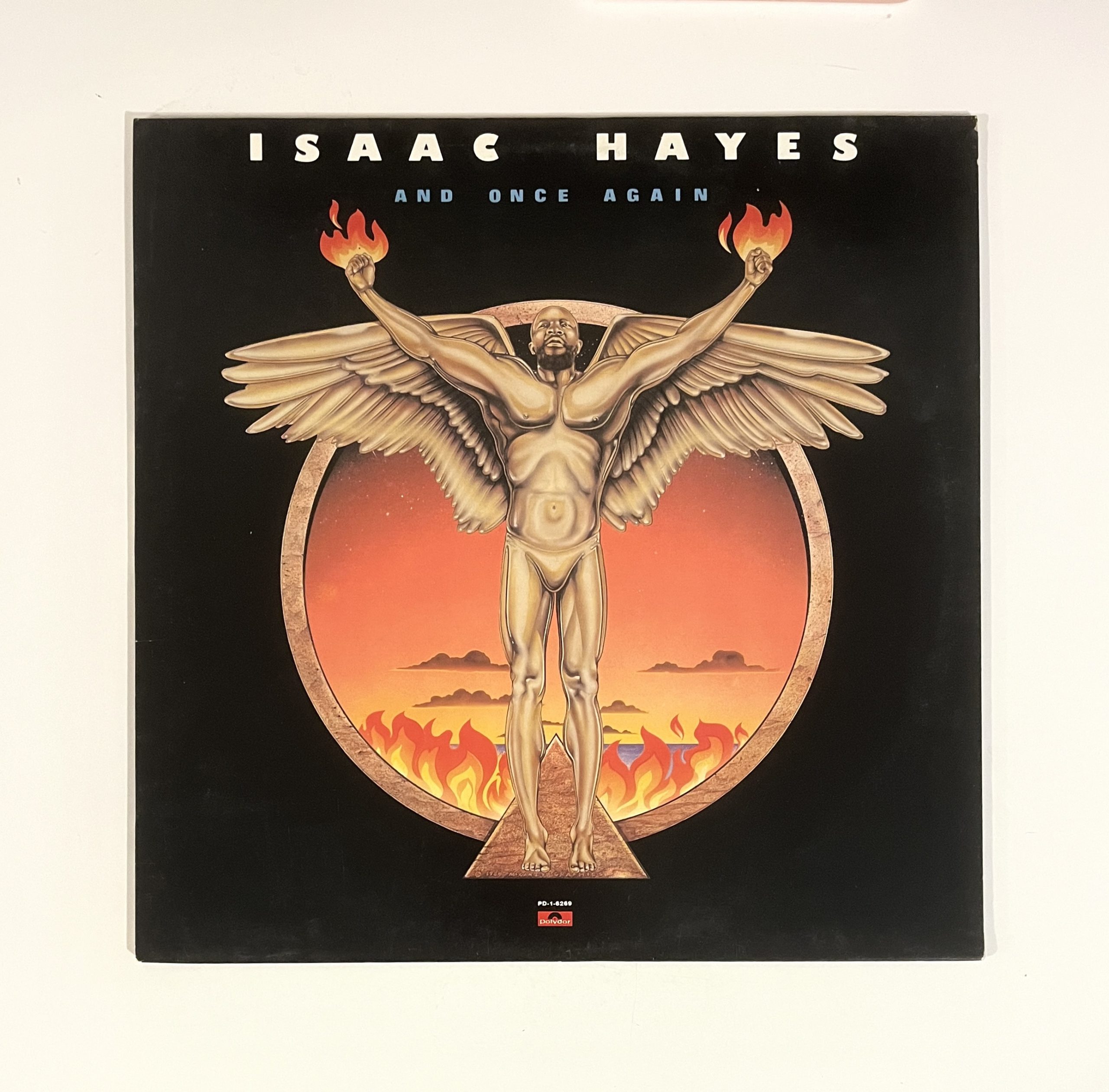 Isaac Hayes And Once Again Soul Funk Vinyl Album LP PD-1-6269