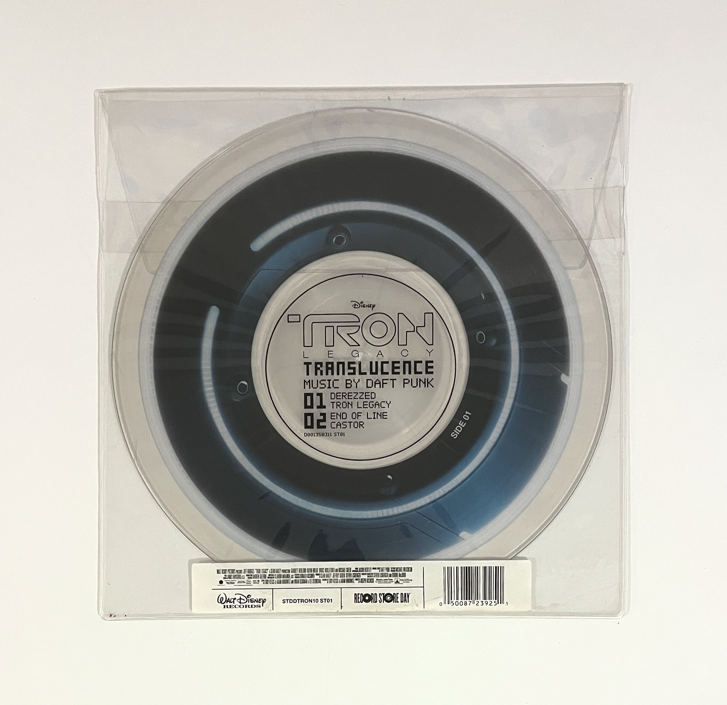 Daft Punk Tron Legacy Translucence Record Store Day 10” Vinyl Picture Disc STDDTRON10 ST01 D0013500311