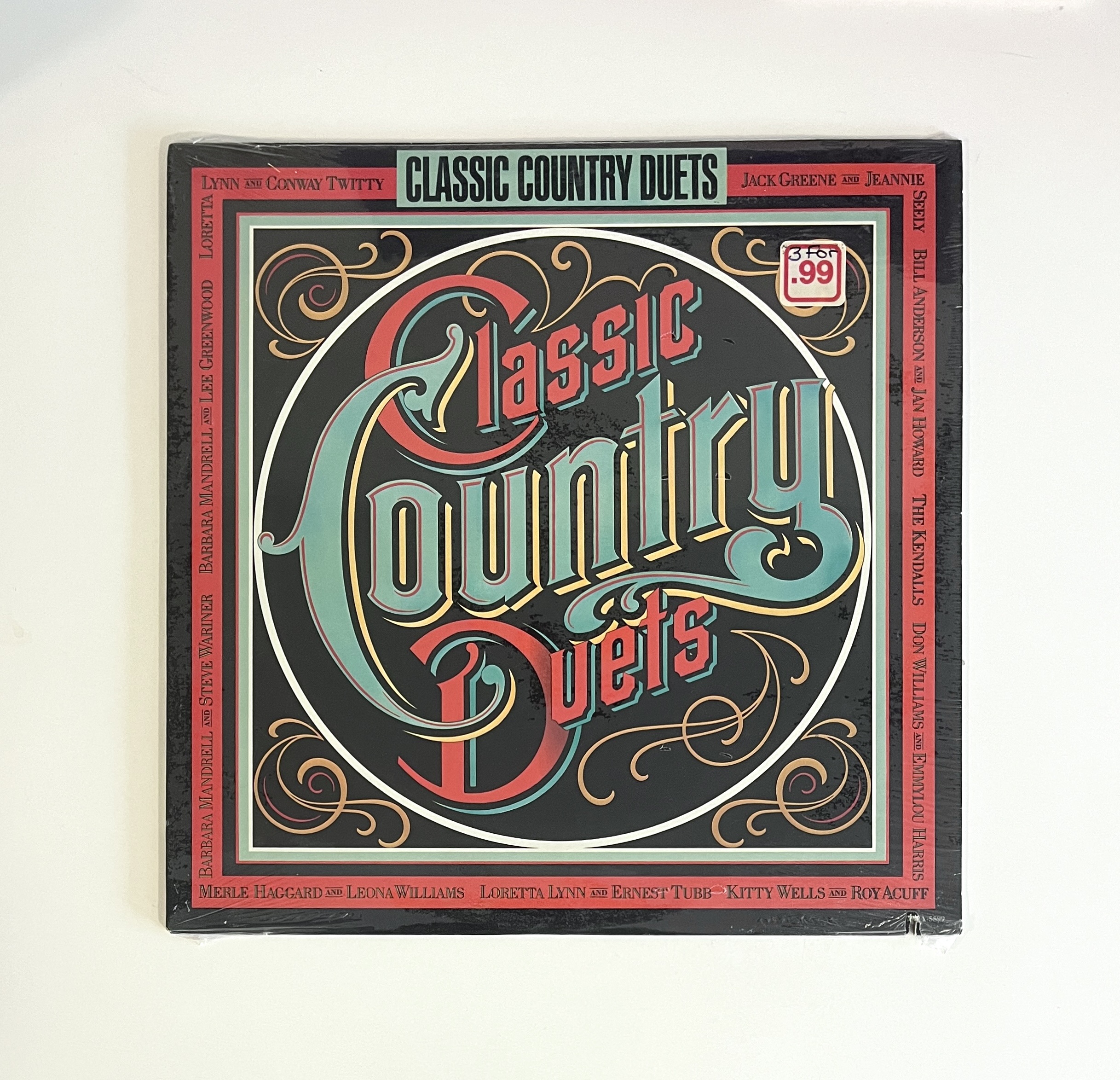 Classic Country Duets featuring Loretta Lynn, Conway Twitty, Merle Haggard, Emmylou Harris, Etc Vinyl Record Album LP BRAND NEW SEALED!!! MCA-5599