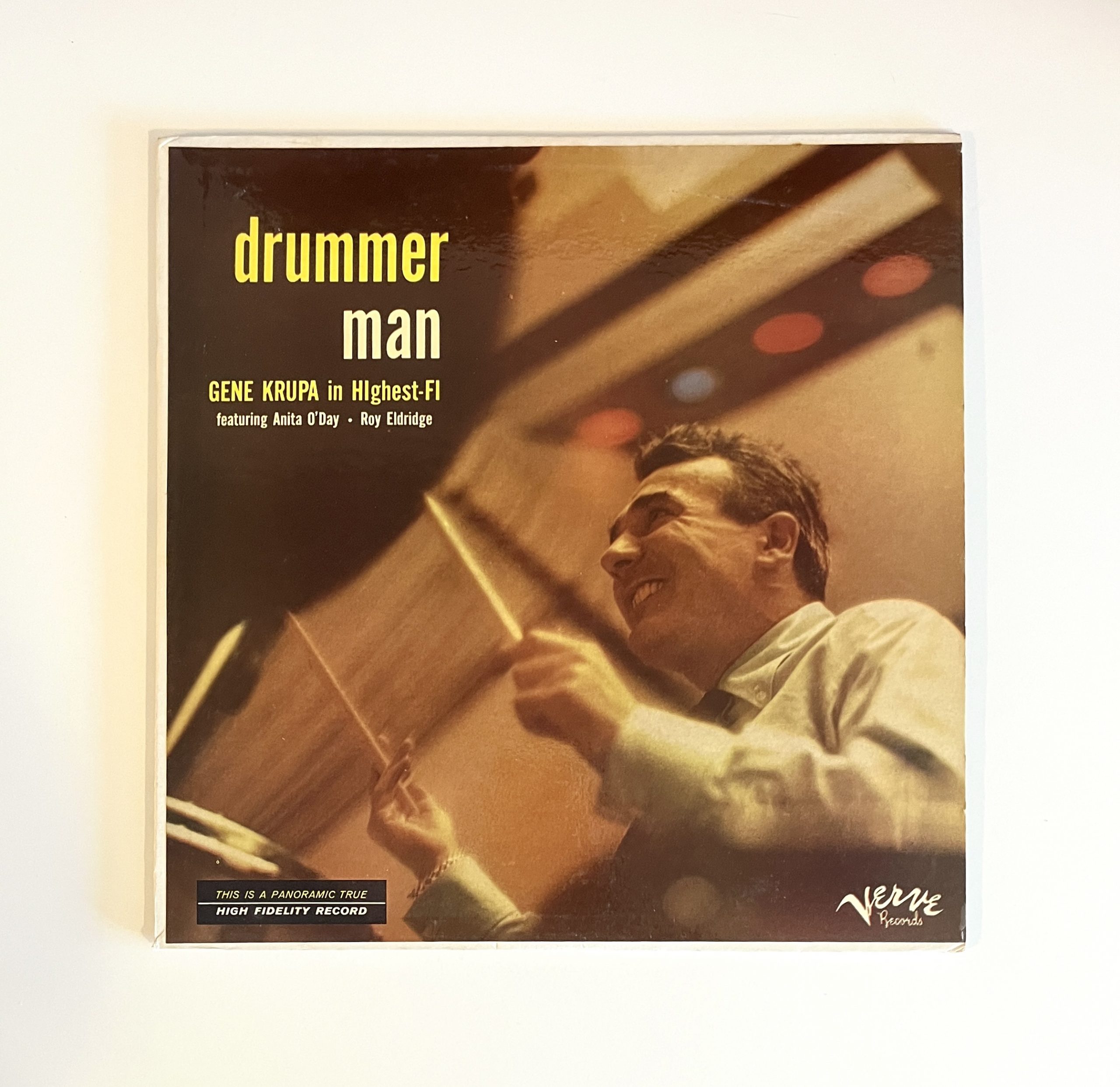 Gene Krupa & Roy Eldridge Drummer Man Jazz Vinyl Record Album LP MG V-2008