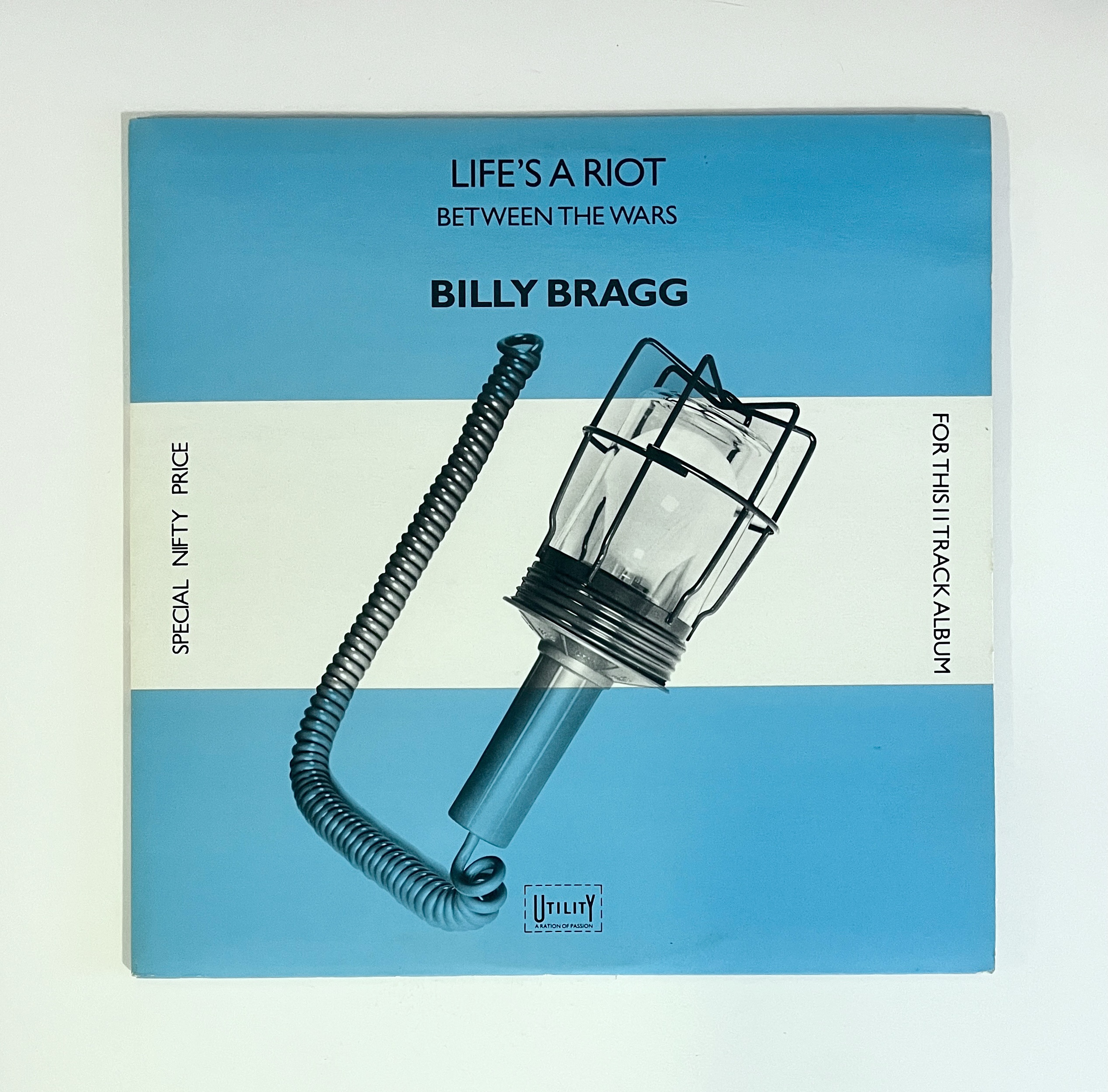 Billy Bragg Life's A Riot Between The Wars Vinyl Record Album LP POLM 2007