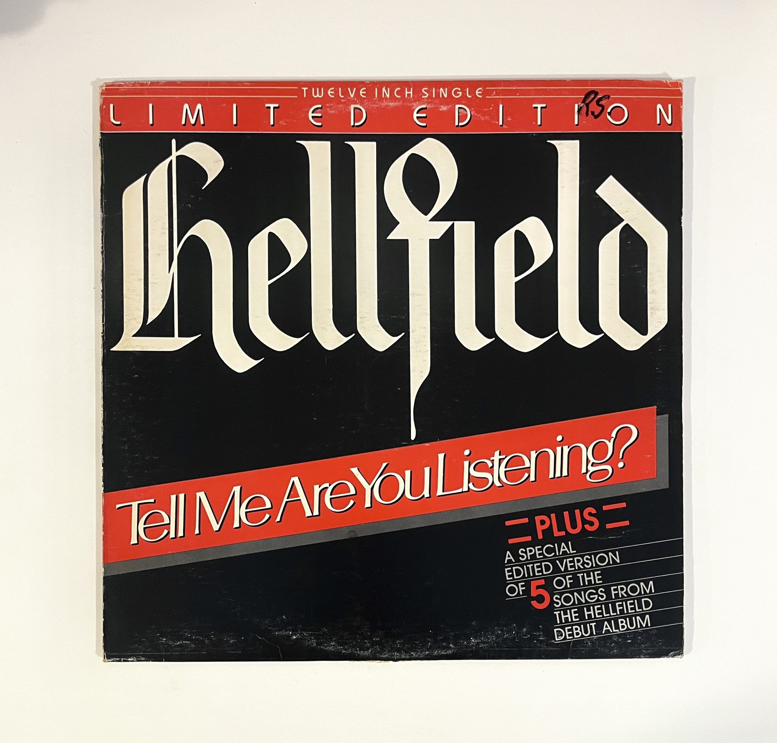 Hellfield Tell Me Are You Listening Red Cover 12" Vinyl 12E4X-4181