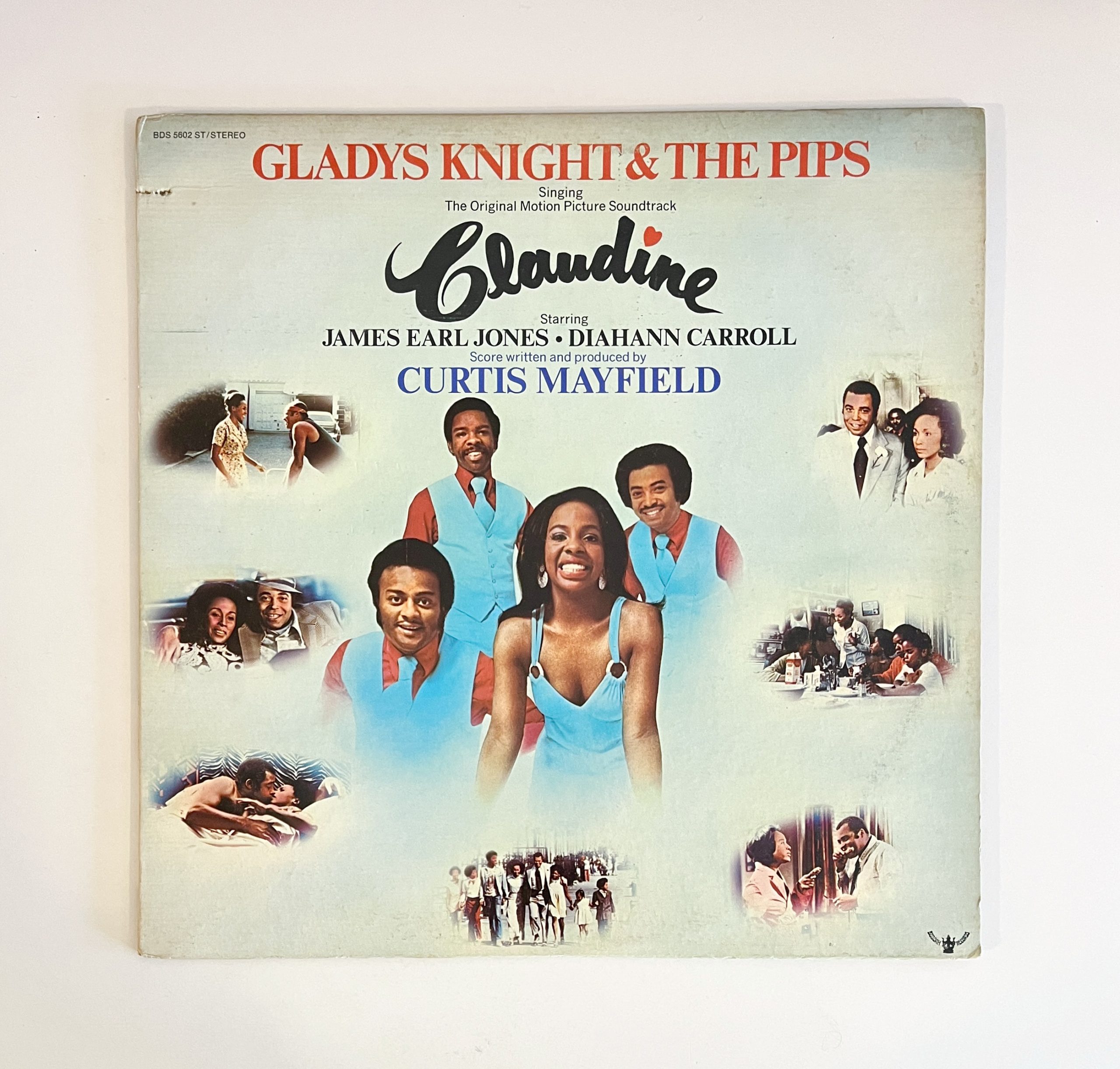 Gladys Knight & Curtis Mayfield Claudine Soundtrack Vinyl Album LP NO SCRATCHES!!! BDS 5602 ST