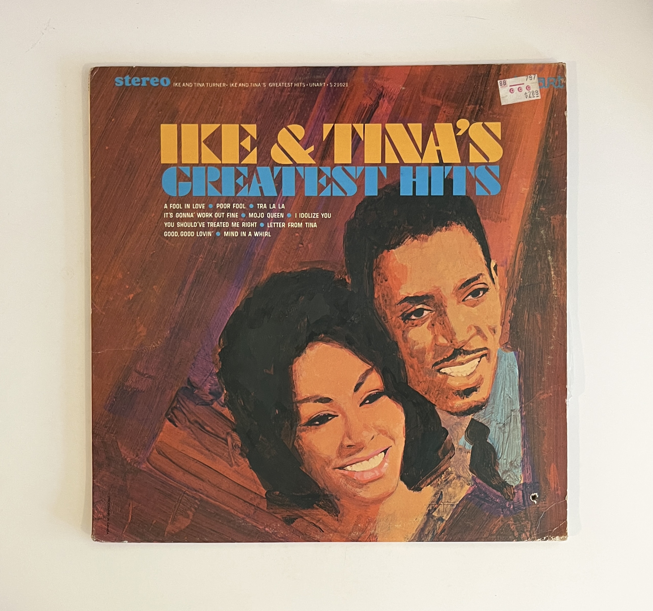 Ike & Tina Turner Greatest Hits Vinyl Album LP NO SCRATCHES!!! MS 21021
