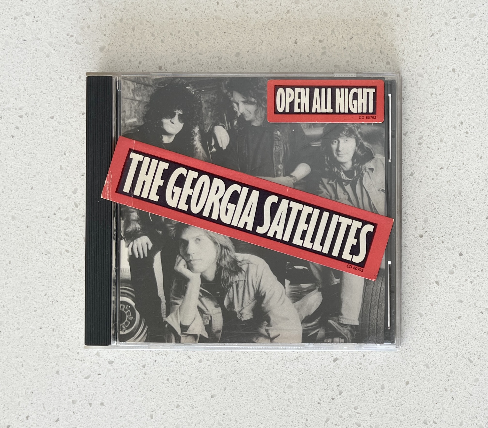 The Georgia Satellites Open All Night w Hype Stickers CD NO SCRATCHES!!! 60793