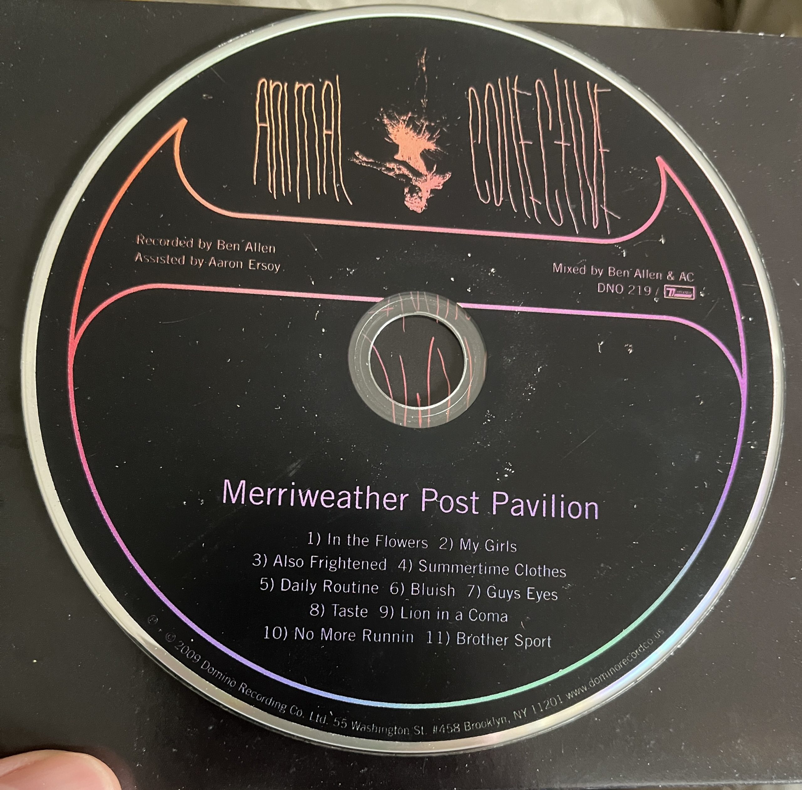Animal Collective Merriweather Post Pavilion CD DNO 219 - Image 2