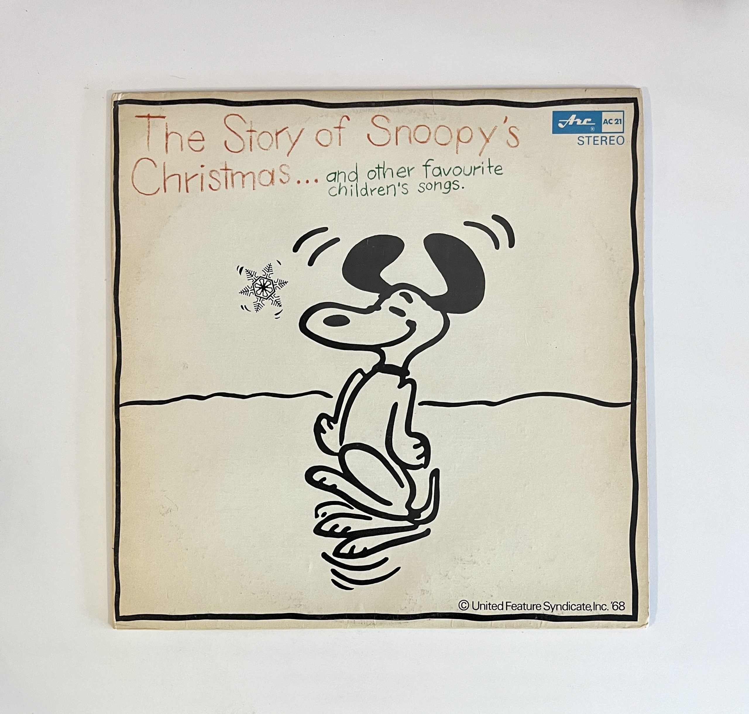 The Story Of Snoopy's Christmas Xmas Charlie Brown Vinyl Album LP AC 21