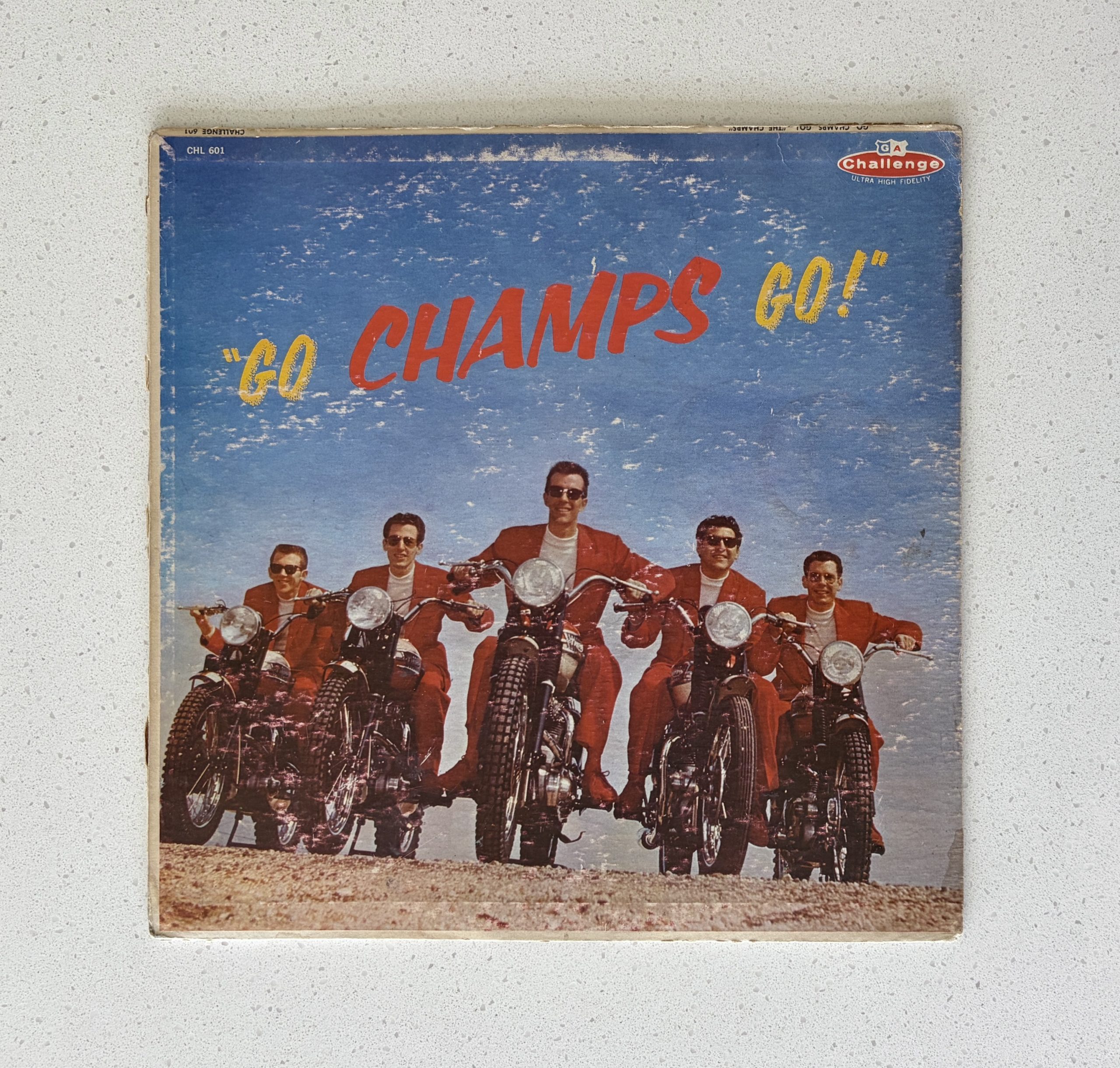 The Champs Go Champs Go Mono Vinyl Album LP G/G+ (CHL 601)
