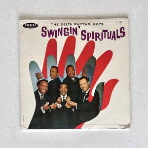 The Delta Rhythm Boys Swingin Spirituals Gospel Vinyl Album LP VG/VG (CRL 57358)